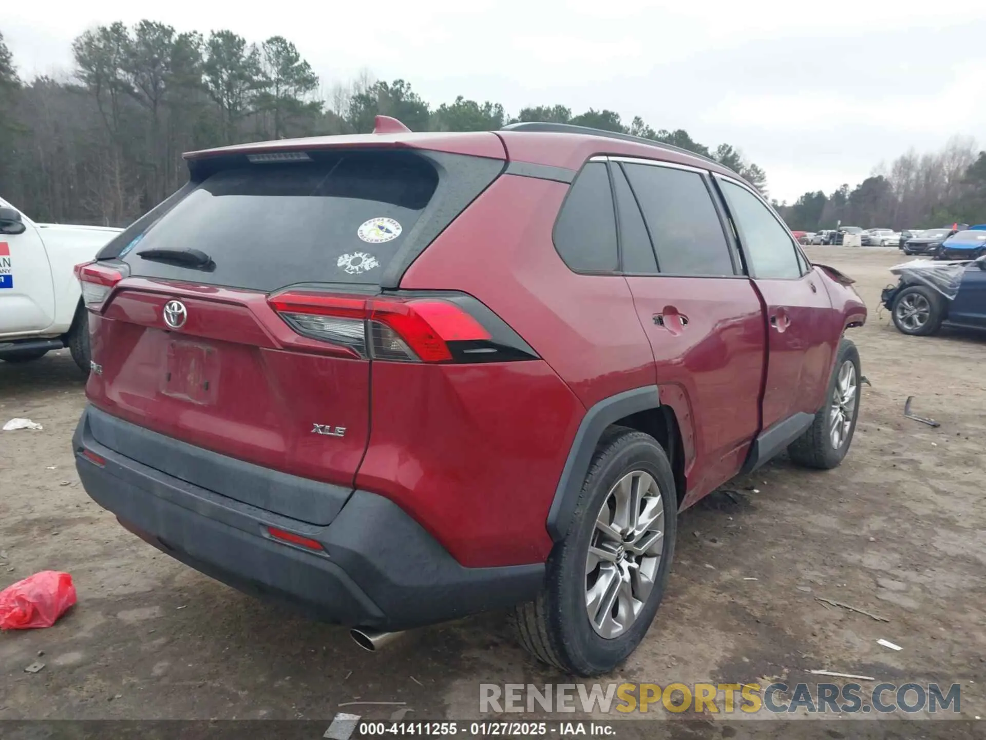 4 fotografías del automóvil dañado 2T3C1RFV4KW018419 TOYOTA RAV4 2019