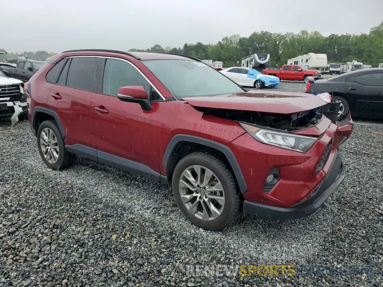 4 fotografías del automóvil dañado 2T3C1RFV5KC013599 TOYOTA RAV4 2019