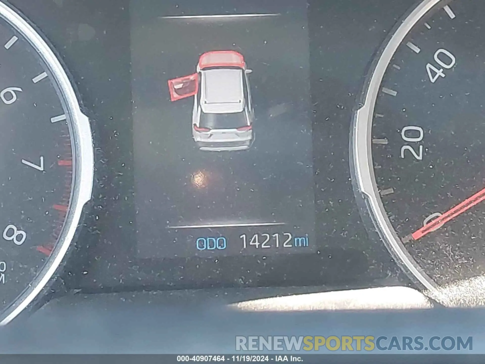 7 fotografías del automóvil dañado 2T3C1RFV5KW031180 TOYOTA RAV4 2019