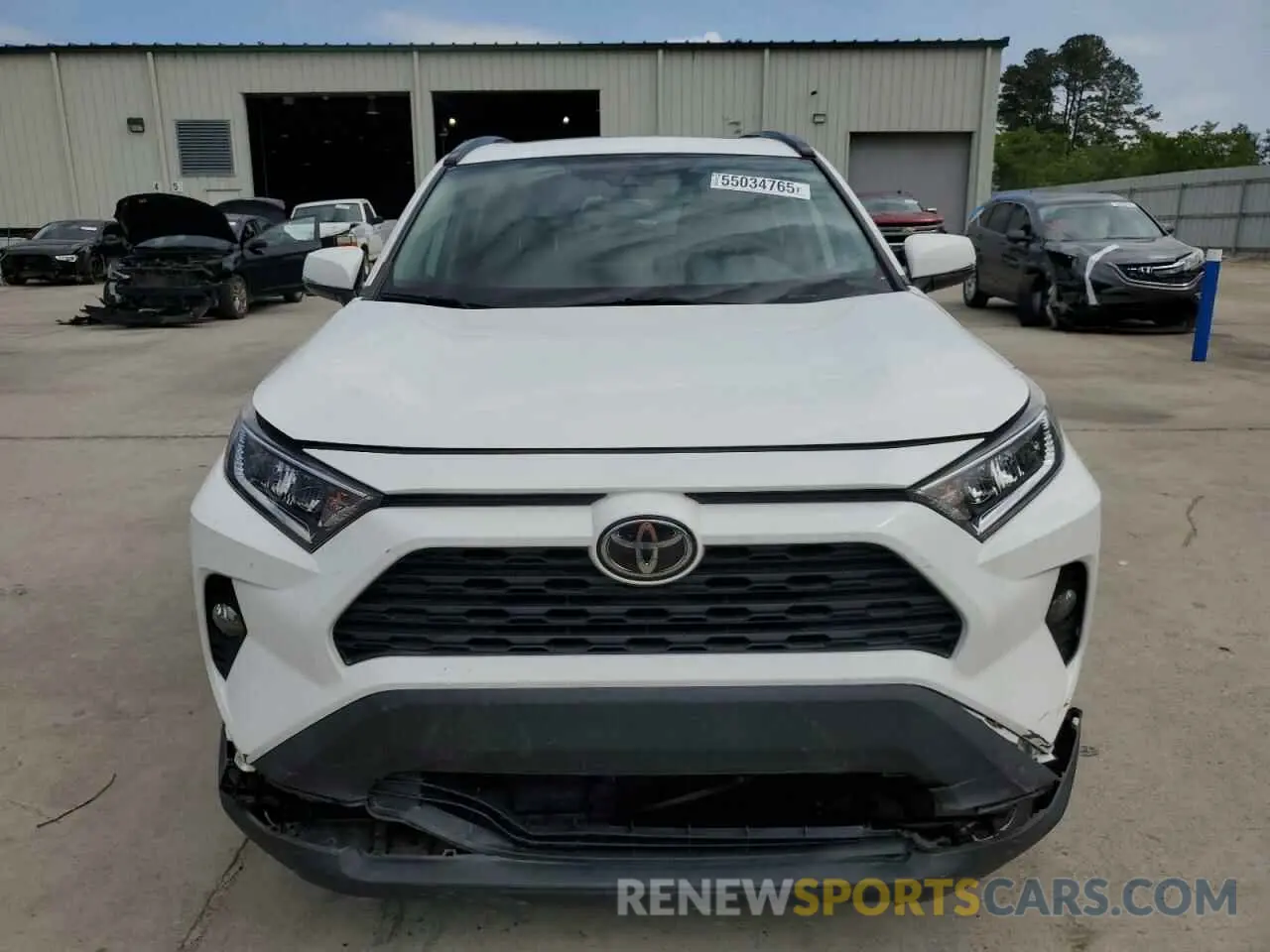 5 fotografías del automóvil dañado 2T3C1RFV5KW056435 TOYOTA RAV4 2019