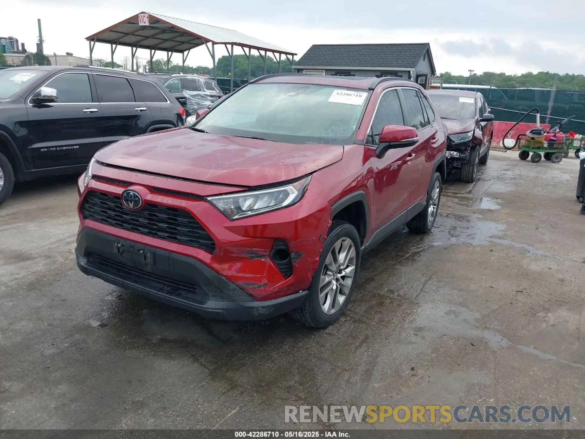 2 fotografías del automóvil dañado 2T3C1RFV6KW046206 TOYOTA RAV4 2019