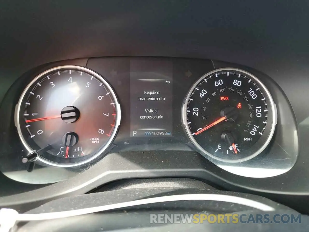 9 fotografías del automóvil dañado 2T3C1RFV6KW046755 TOYOTA RAV4 2019
