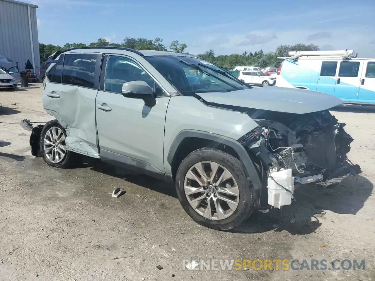 4 fotografías del automóvil dañado 2T3C1RFV7KW025588 TOYOTA RAV4 2019
