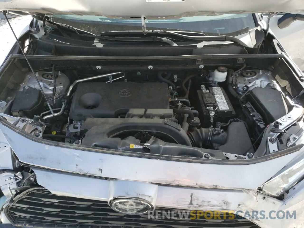 12 fotografías del automóvil dañado 2T3C1RFV7KW054850 TOYOTA RAV4 2019