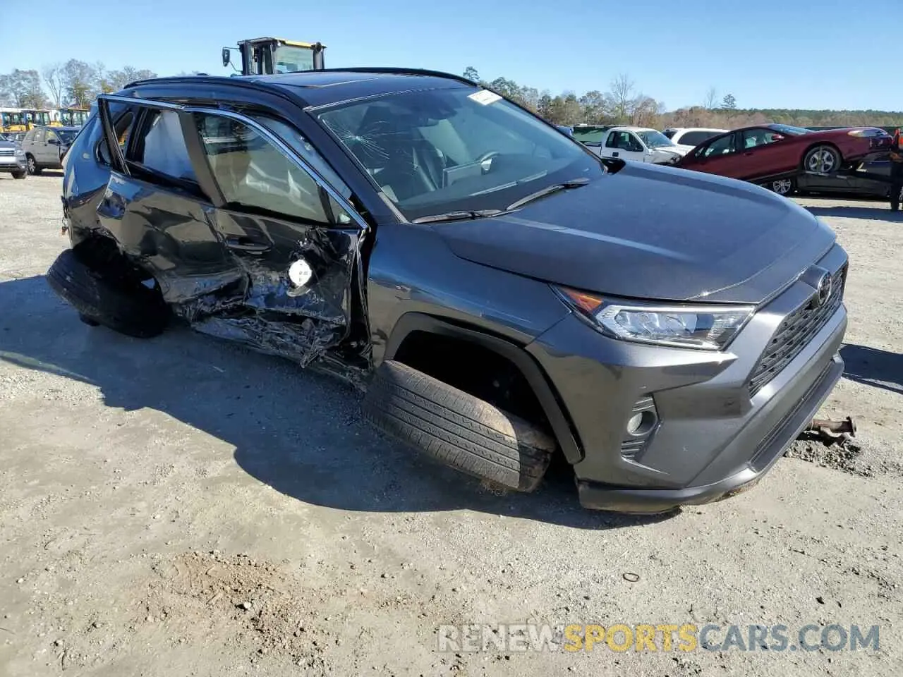 4 fotografías del automóvil dañado 2T3C1RFV9KC018398 TOYOTA RAV4 2019