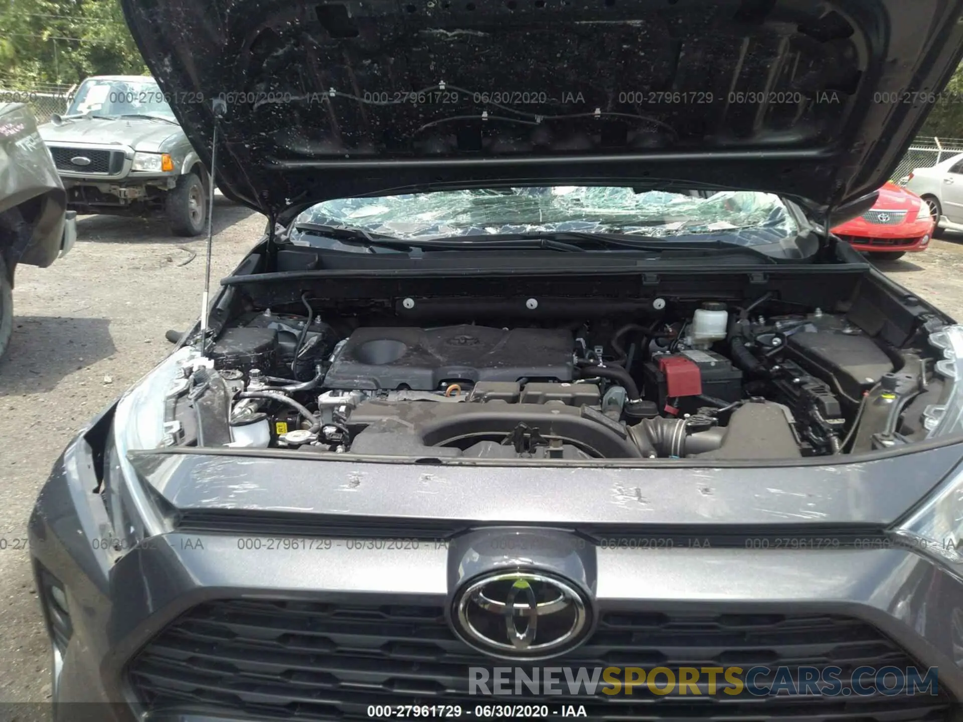 10 fotografías del automóvil dañado 2T3C1RFV9KW025544 TOYOTA RAV4 2019