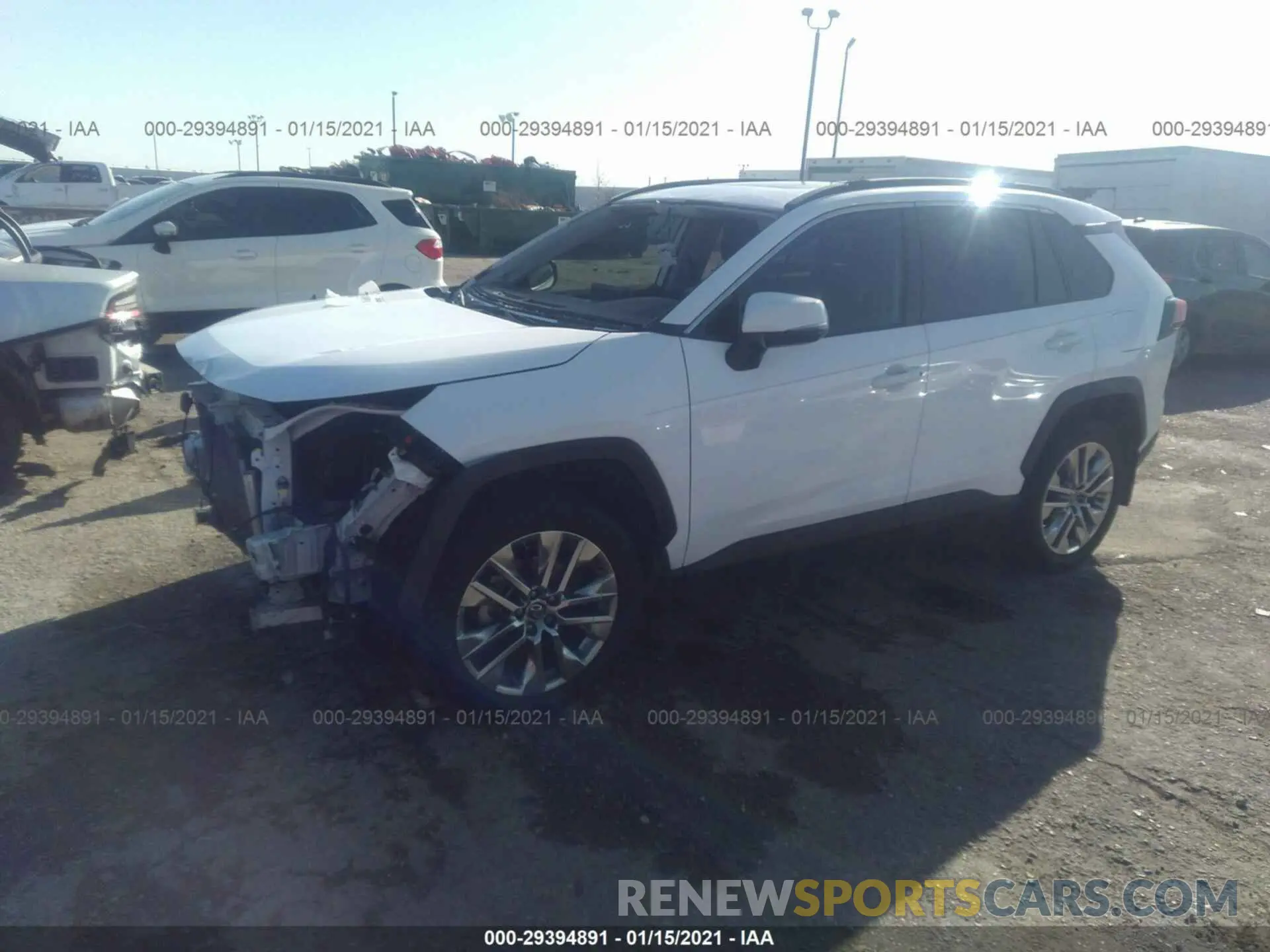 2 fotografías del automóvil dañado 2T3C1RFVXKC008155 TOYOTA RAV4 2019