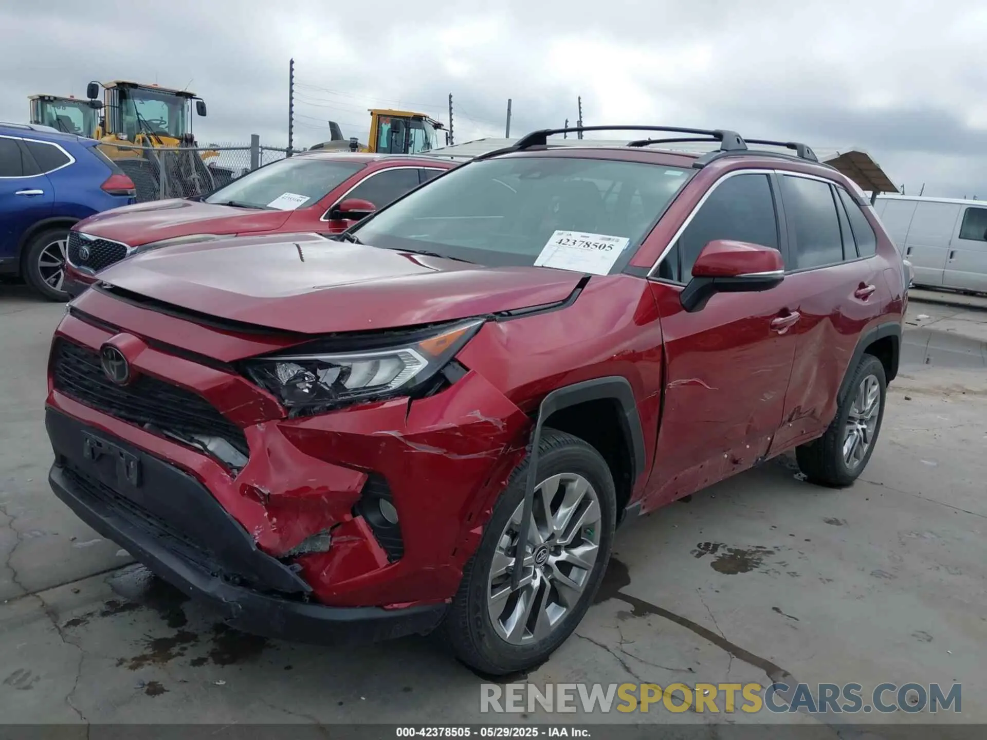 2 fotografías del automóvil dañado 2T3C1RFVXKC013954 TOYOTA RAV4 2019