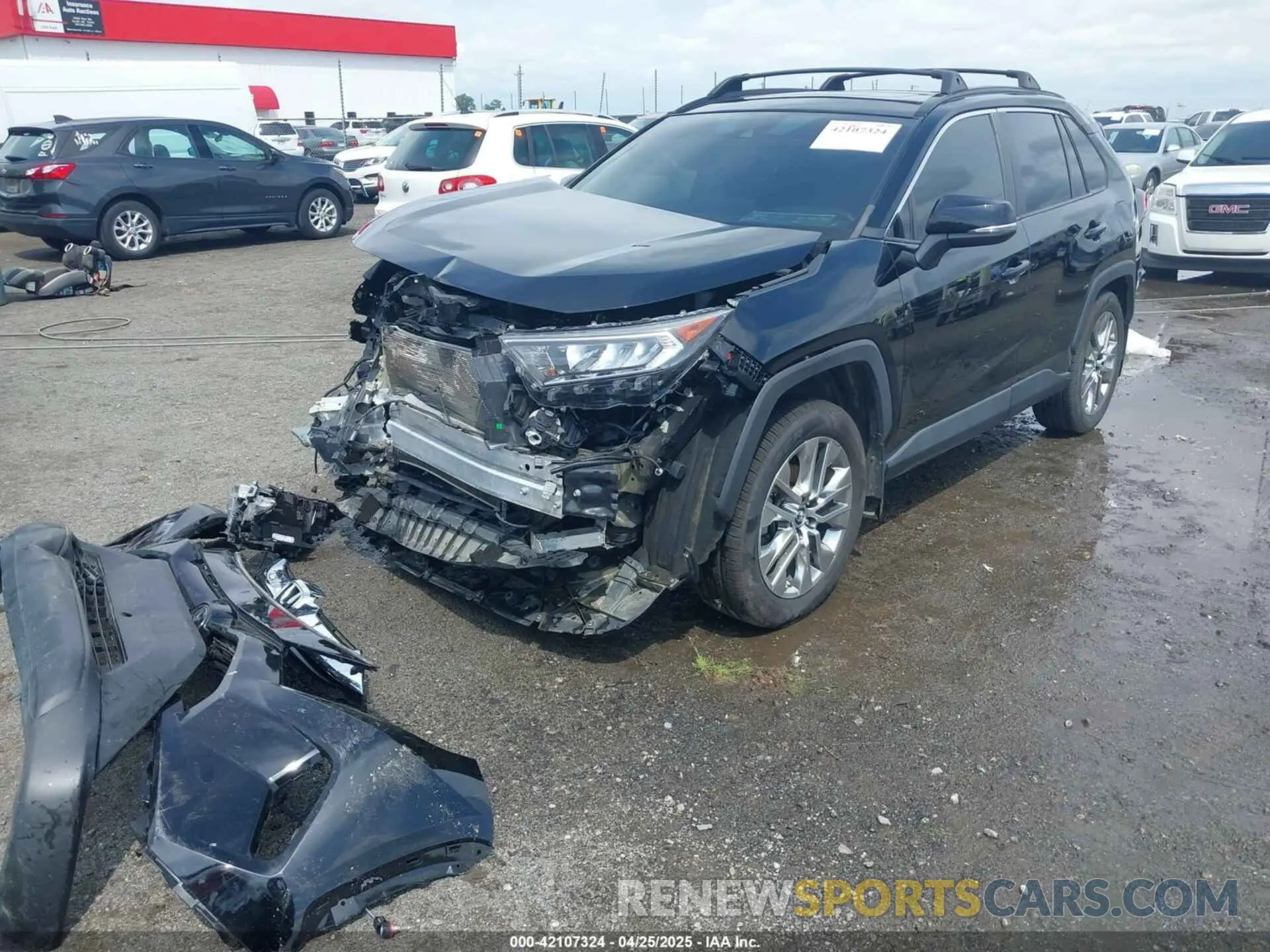 2 fotografías del automóvil dañado 2T3C1RFVXKC024209 TOYOTA RAV4 2019