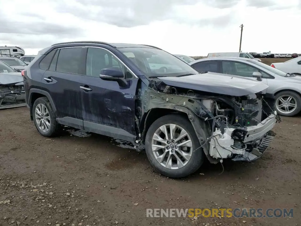 4 fotografías del automóvil dañado 2T3D1RFV2KW017631 TOYOTA RAV4 2019