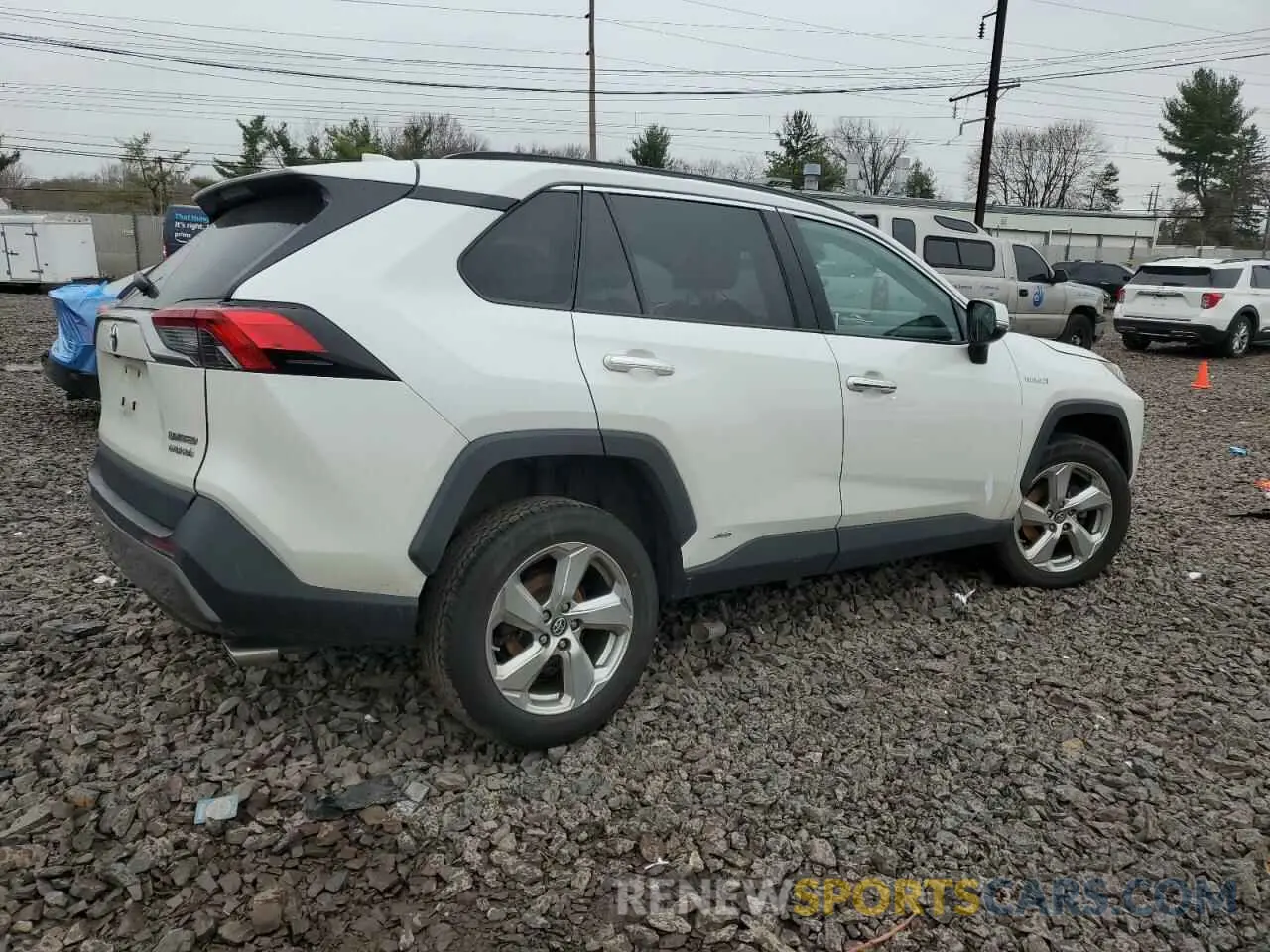 3 fotografías del automóvil dañado 2T3DWRFV1KW015161 TOYOTA RAV4 2019