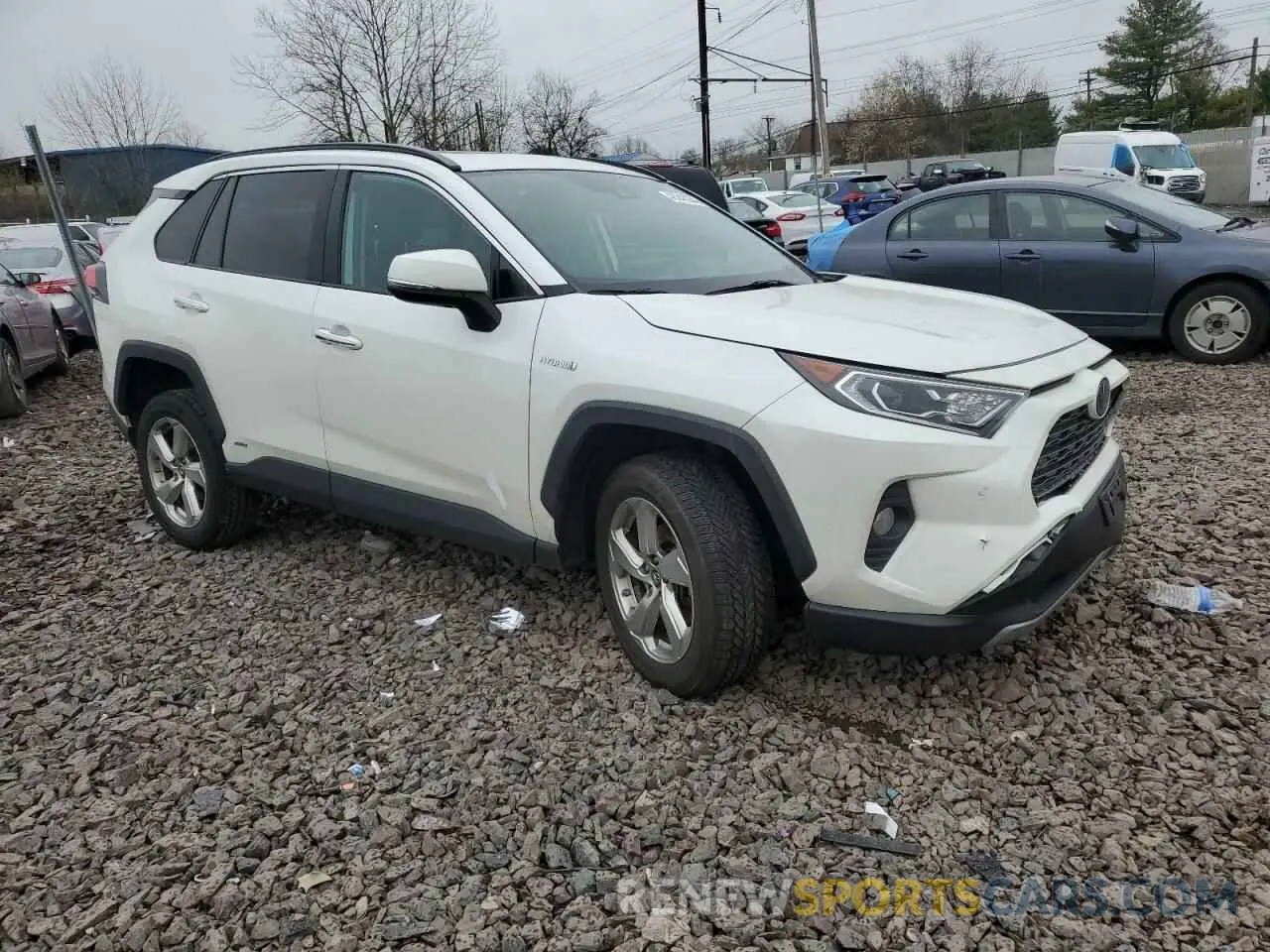 4 fotografías del automóvil dañado 2T3DWRFV1KW015161 TOYOTA RAV4 2019
