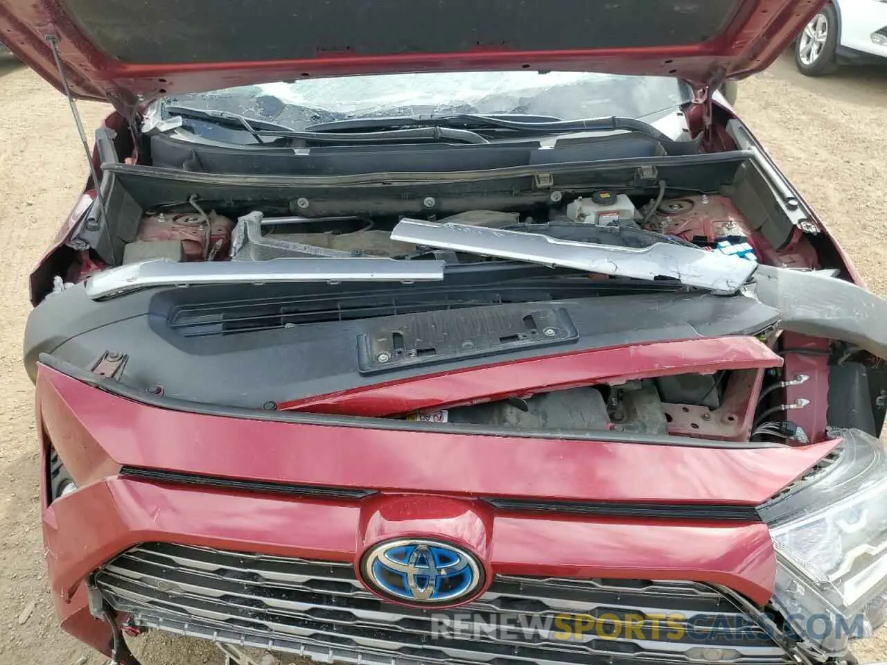 12 fotografías del automóvil dañado 2T3DWRFV1KW023048 TOYOTA RAV4 2019