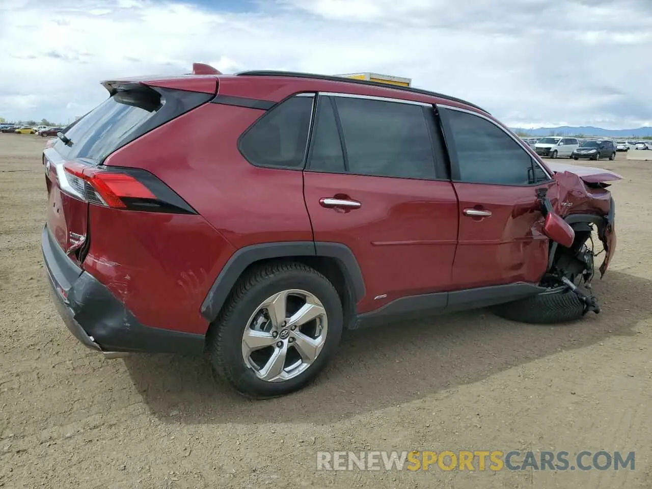 3 fotografías del automóvil dañado 2T3DWRFV1KW023048 TOYOTA RAV4 2019
