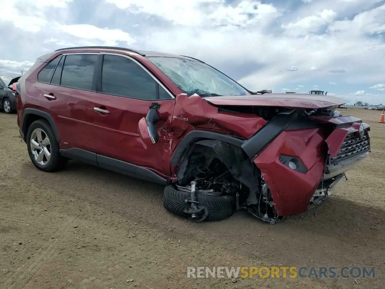 4 fotografías del automóvil dañado 2T3DWRFV1KW023048 TOYOTA RAV4 2019