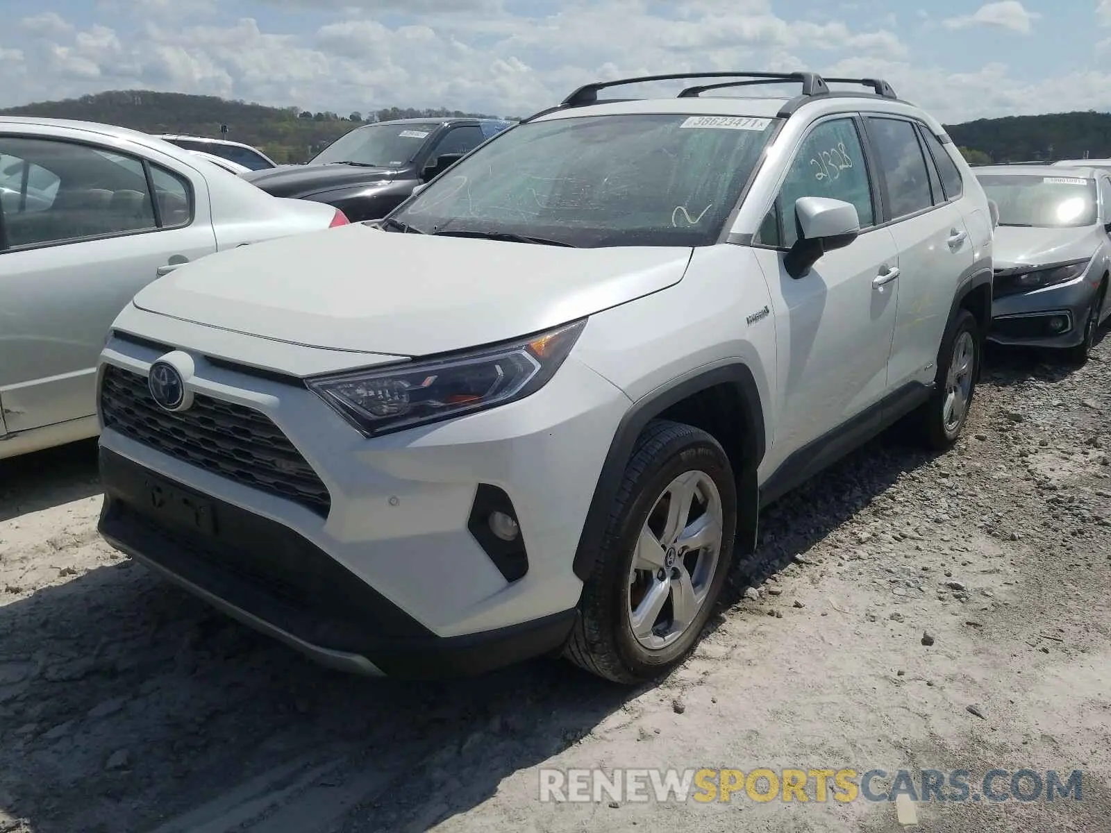 2 fotografías del automóvil dañado 2T3DWRFV3KW014870 TOYOTA RAV4 2019