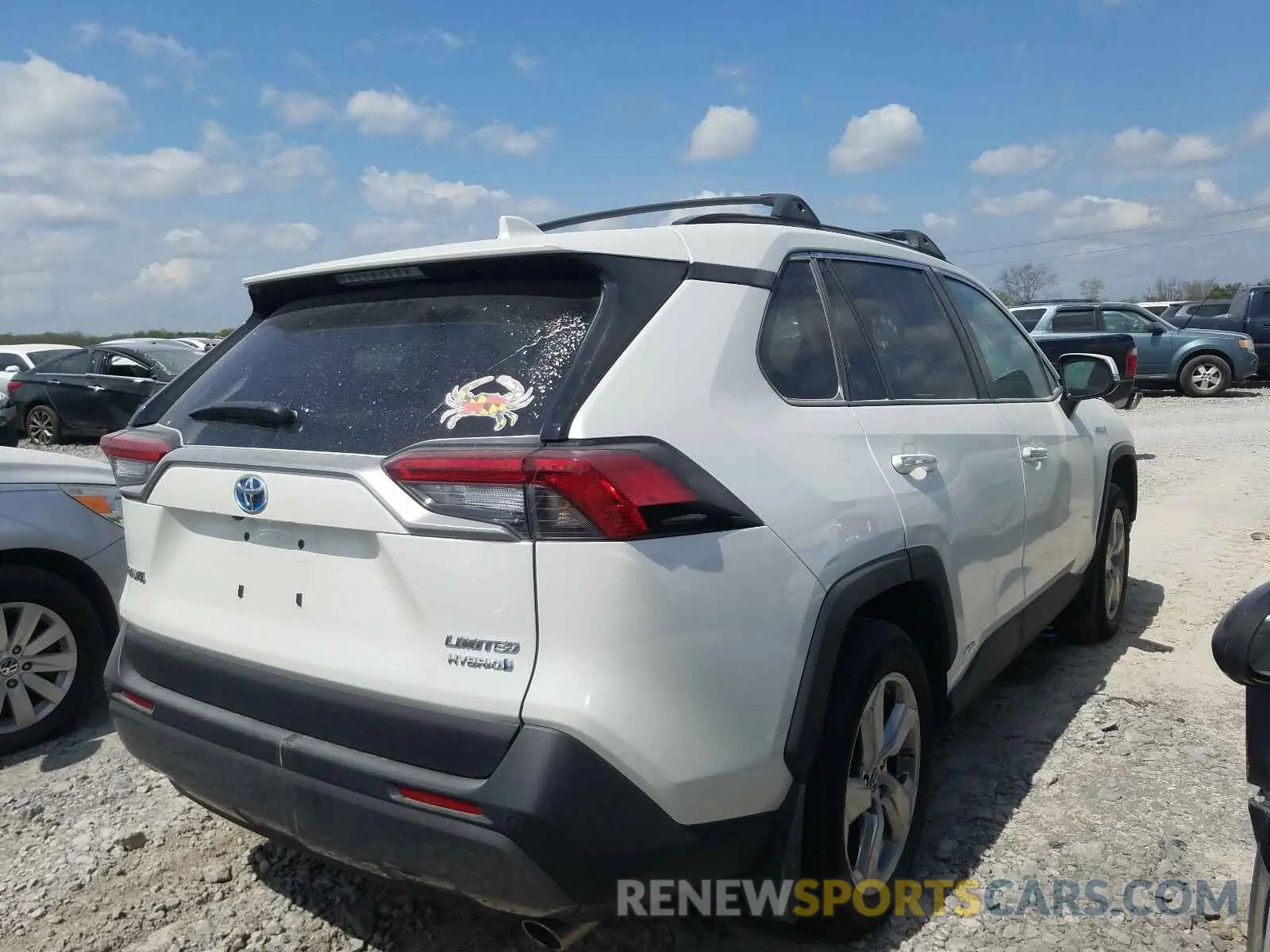 4 fotografías del automóvil dañado 2T3DWRFV3KW014870 TOYOTA RAV4 2019
