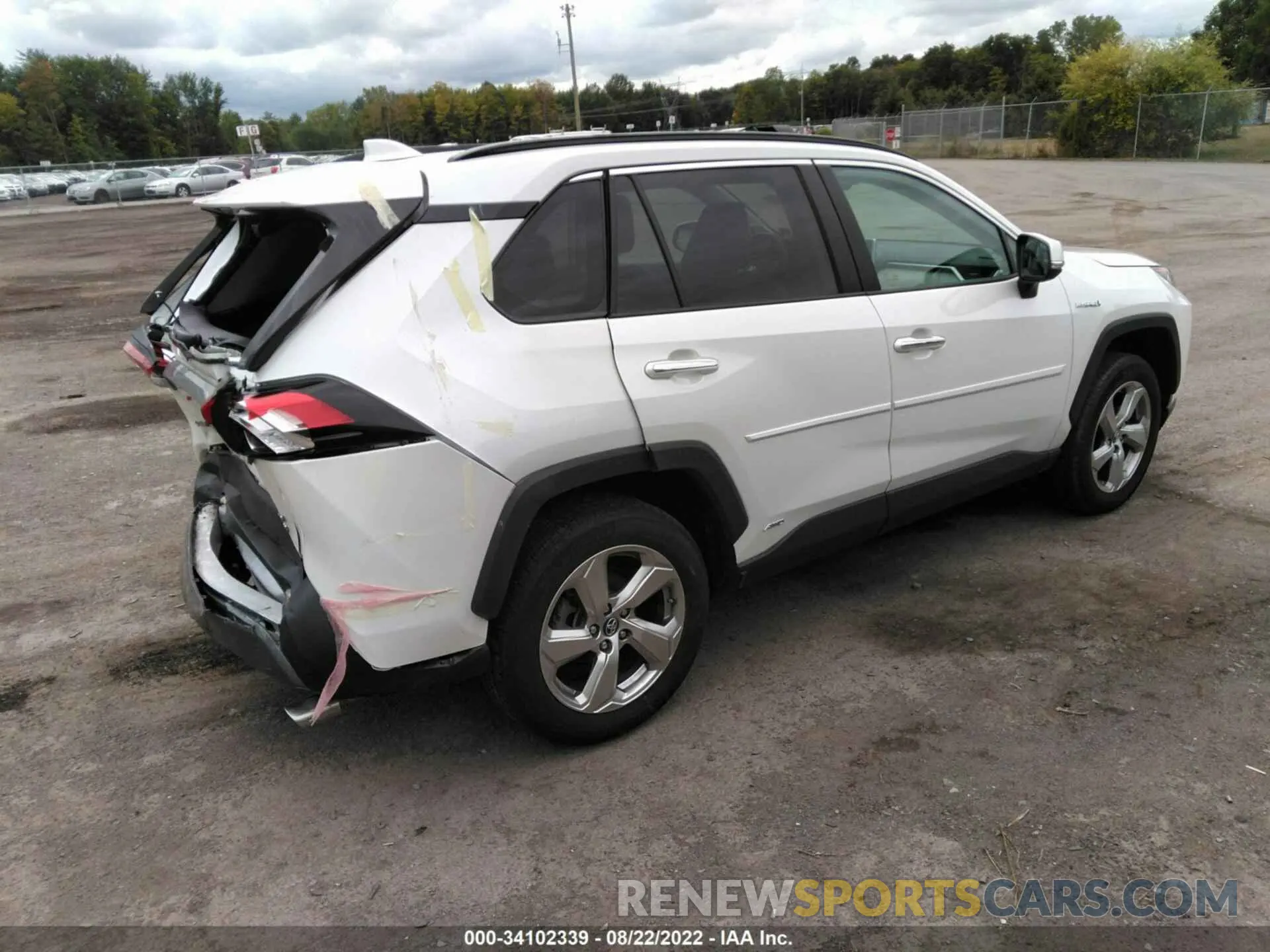 4 fotografías del automóvil dañado 2T3DWRFV4KW018703 TOYOTA RAV4 2019