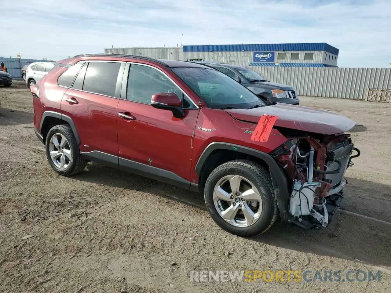 4 fotografías del automóvil dañado 2T3DWRFV8KW028473 TOYOTA RAV4 2019