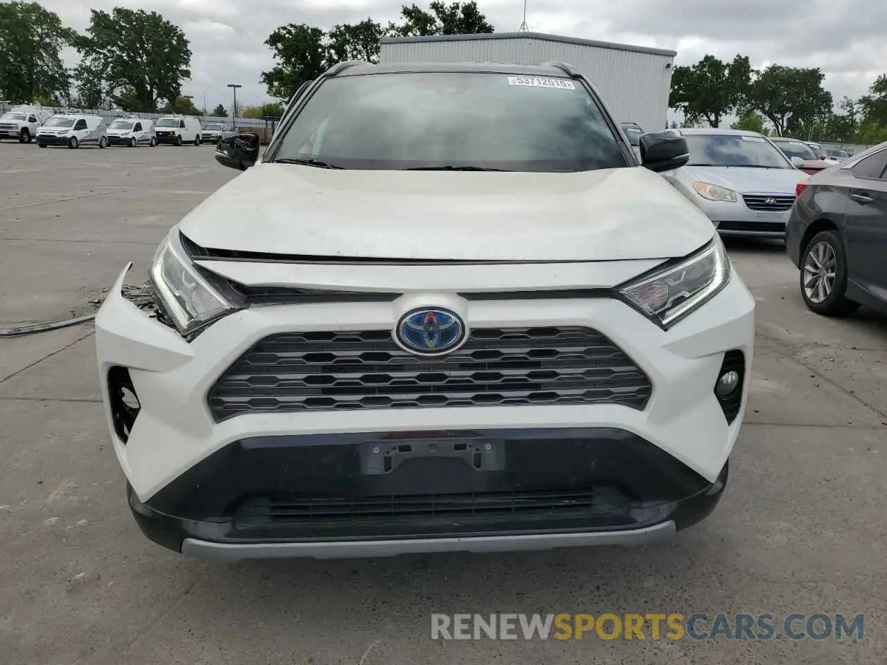 5 fotografías del automóvil dañado 2T3EWRFV7KW031840 TOYOTA RAV4 2019