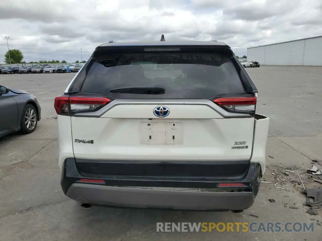 6 fotografías del automóvil dañado 2T3EWRFV7KW031840 TOYOTA RAV4 2019
