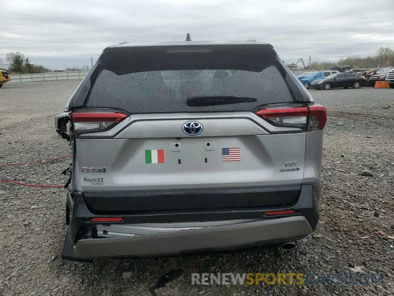 6 fotografías del automóvil dañado 2T3EWRFV8KW025609 TOYOTA RAV4 2019