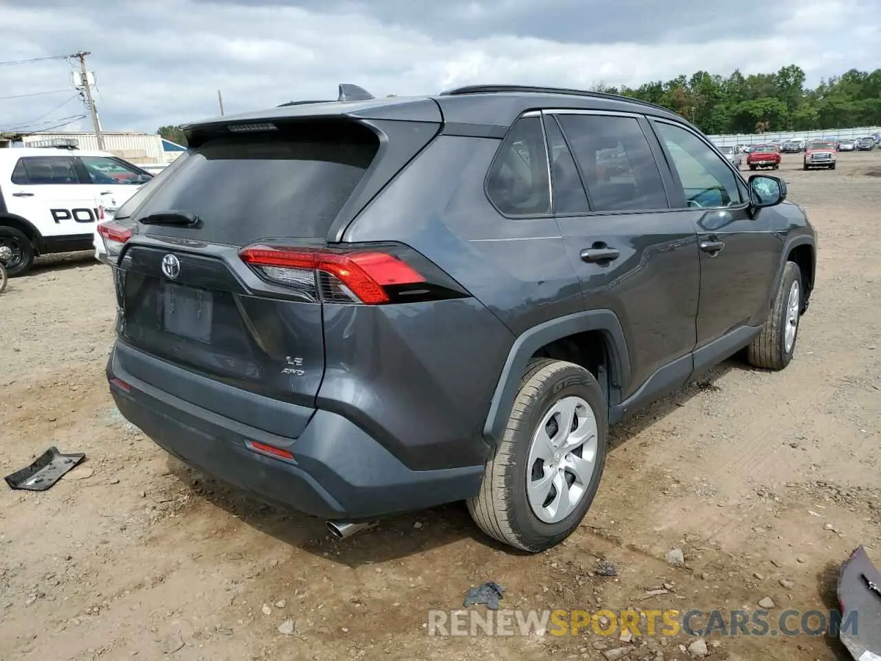 4 fotografías del automóvil dañado 2T3F1RFV0KC039444 TOYOTA RAV4 2019