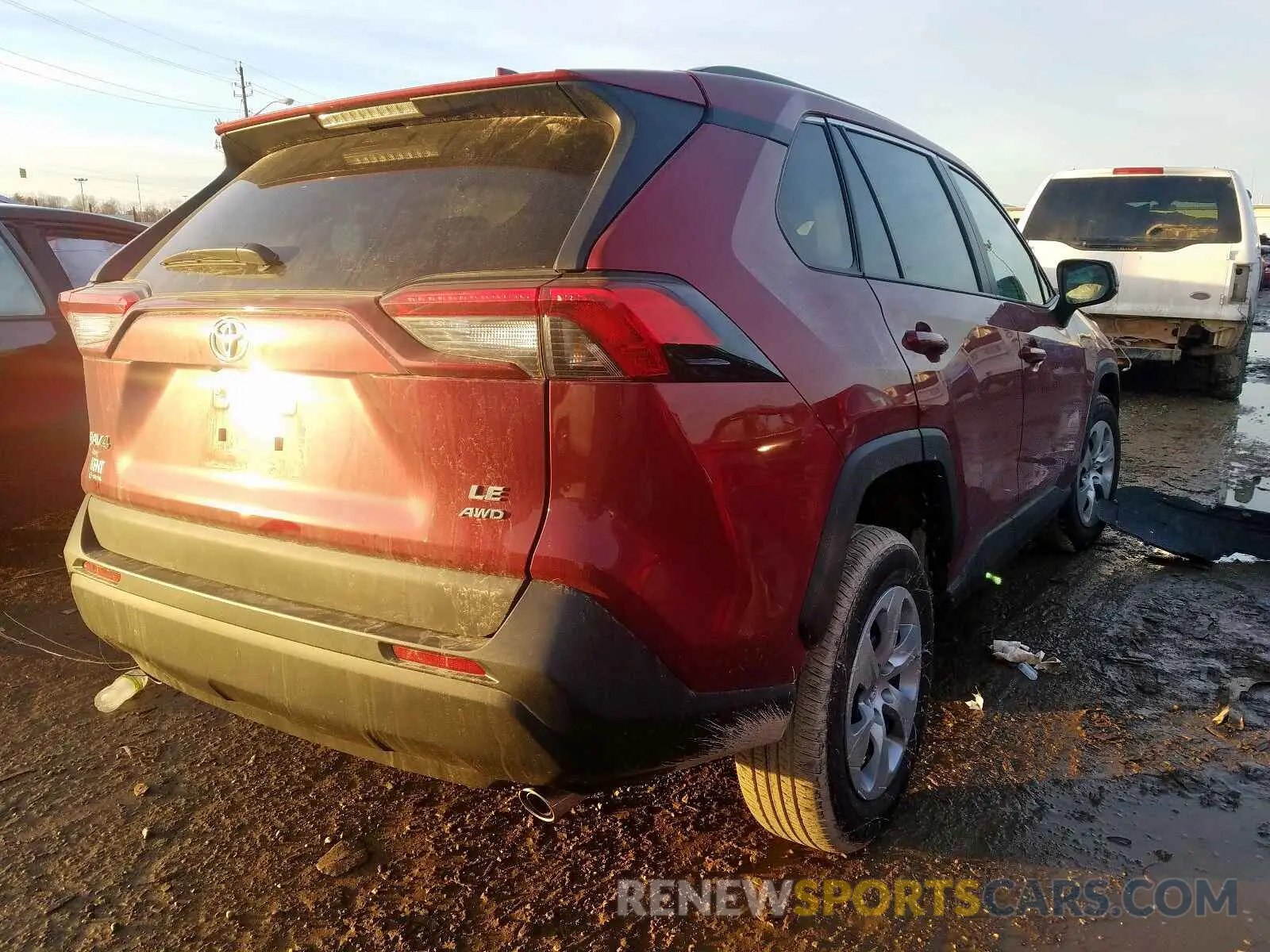 4 fotografías del automóvil dañado 2T3F1RFV0KW078727 TOYOTA RAV4 2019