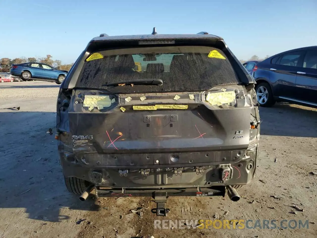 6 fotografías del automóvil dañado 2T3F1RFV1KW025244 TOYOTA RAV4 2019