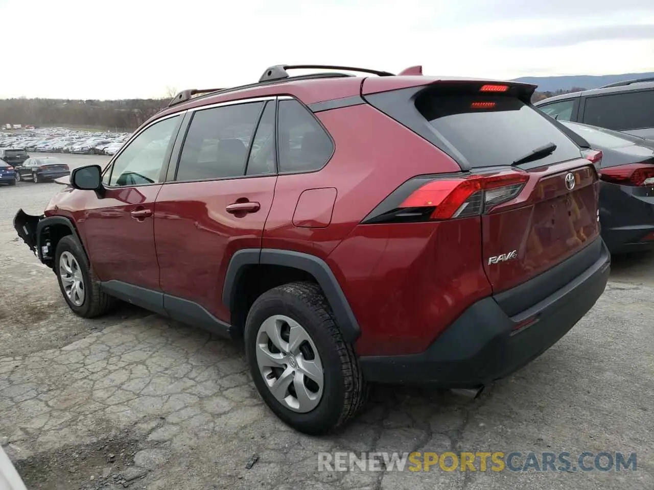 2 fotografías del automóvil dañado 2T3F1RFV1KW048653 TOYOTA RAV4 2019
