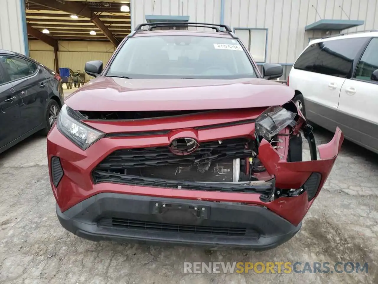 5 fotografías del automóvil dañado 2T3F1RFV1KW048653 TOYOTA RAV4 2019