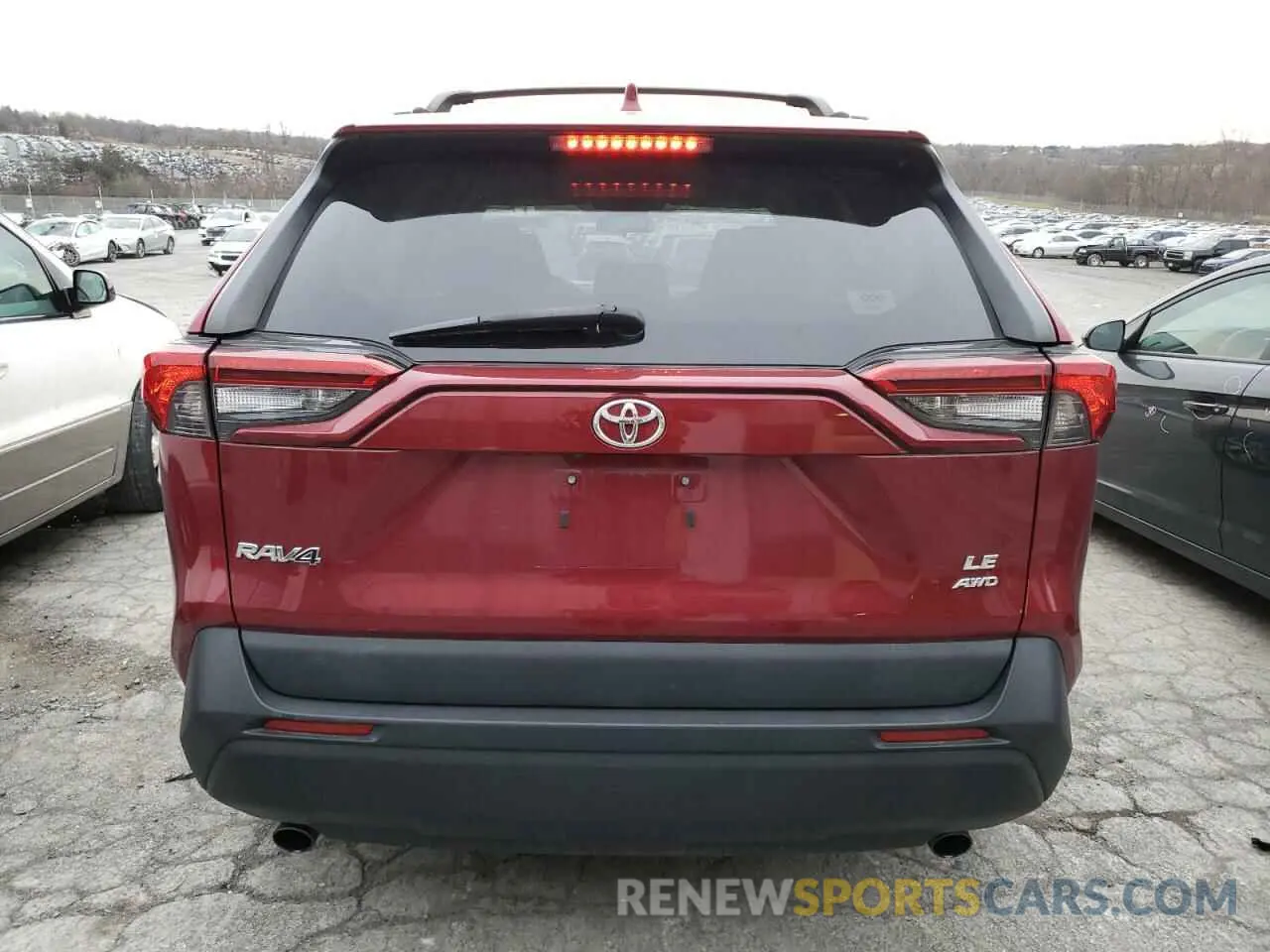 6 fotografías del automóvil dañado 2T3F1RFV1KW048653 TOYOTA RAV4 2019