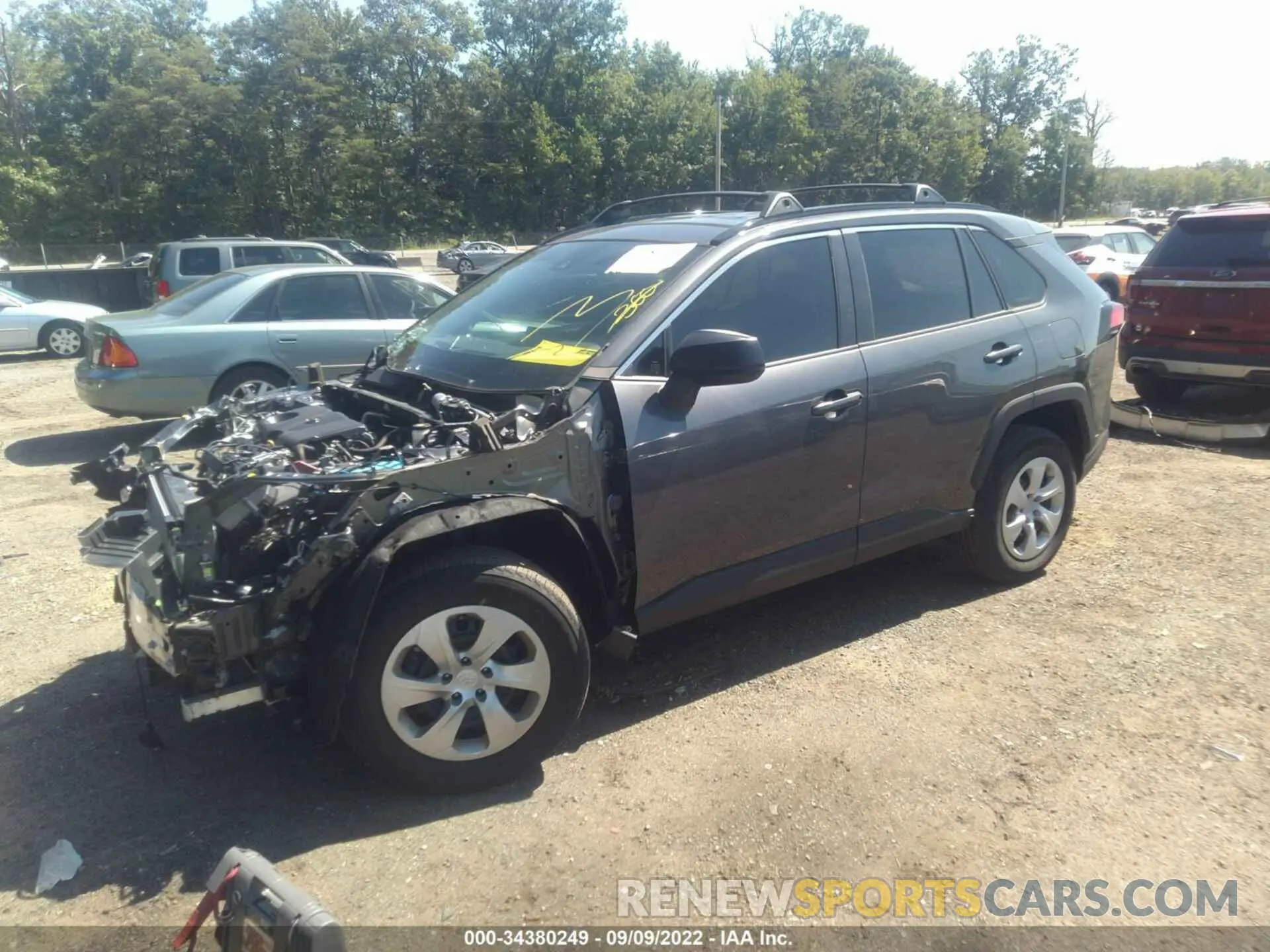 2 fotografías del automóvil dañado 2T3F1RFV2KC013119 TOYOTA RAV4 2019
