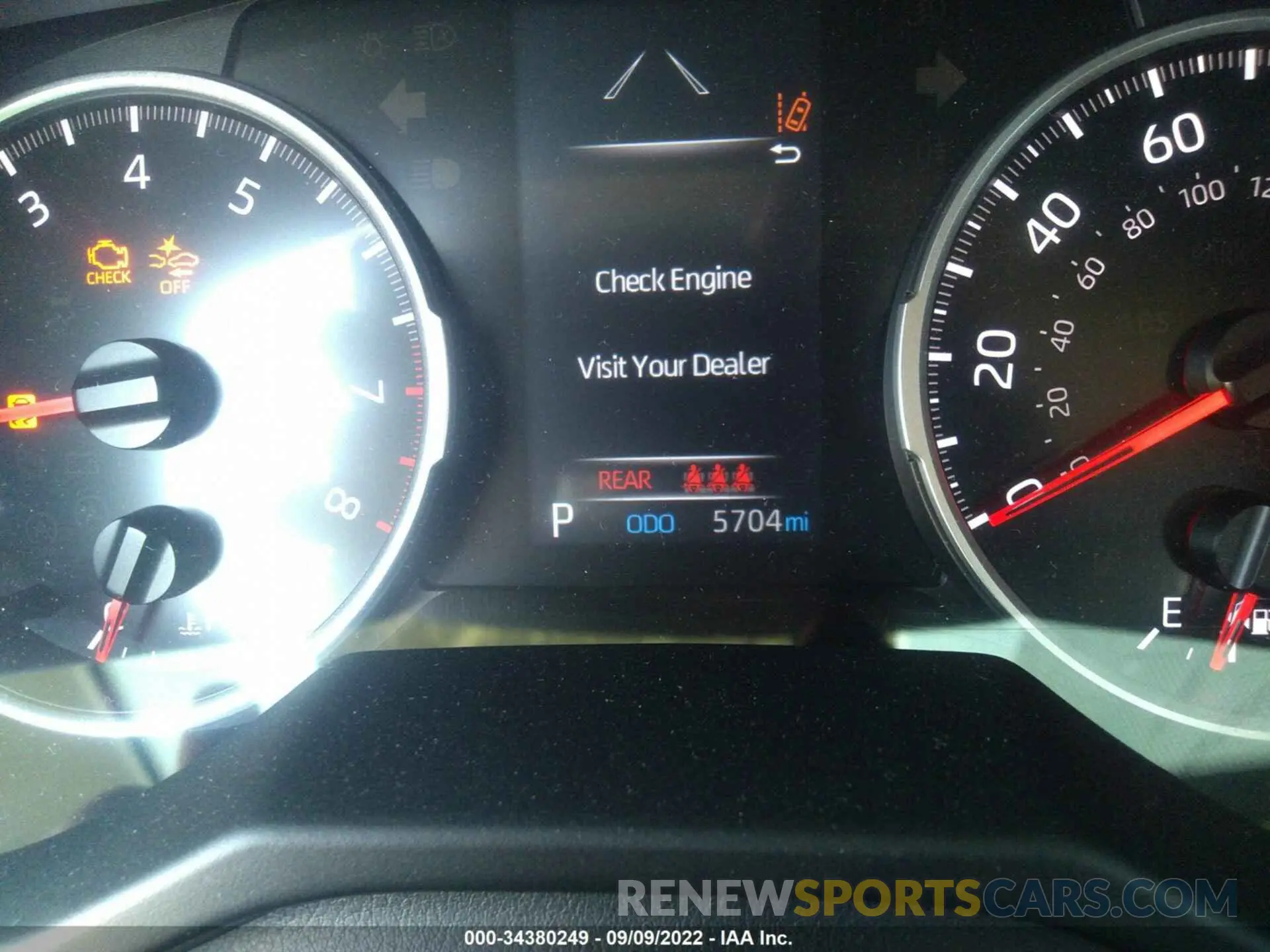 7 fotografías del automóvil dañado 2T3F1RFV2KC013119 TOYOTA RAV4 2019