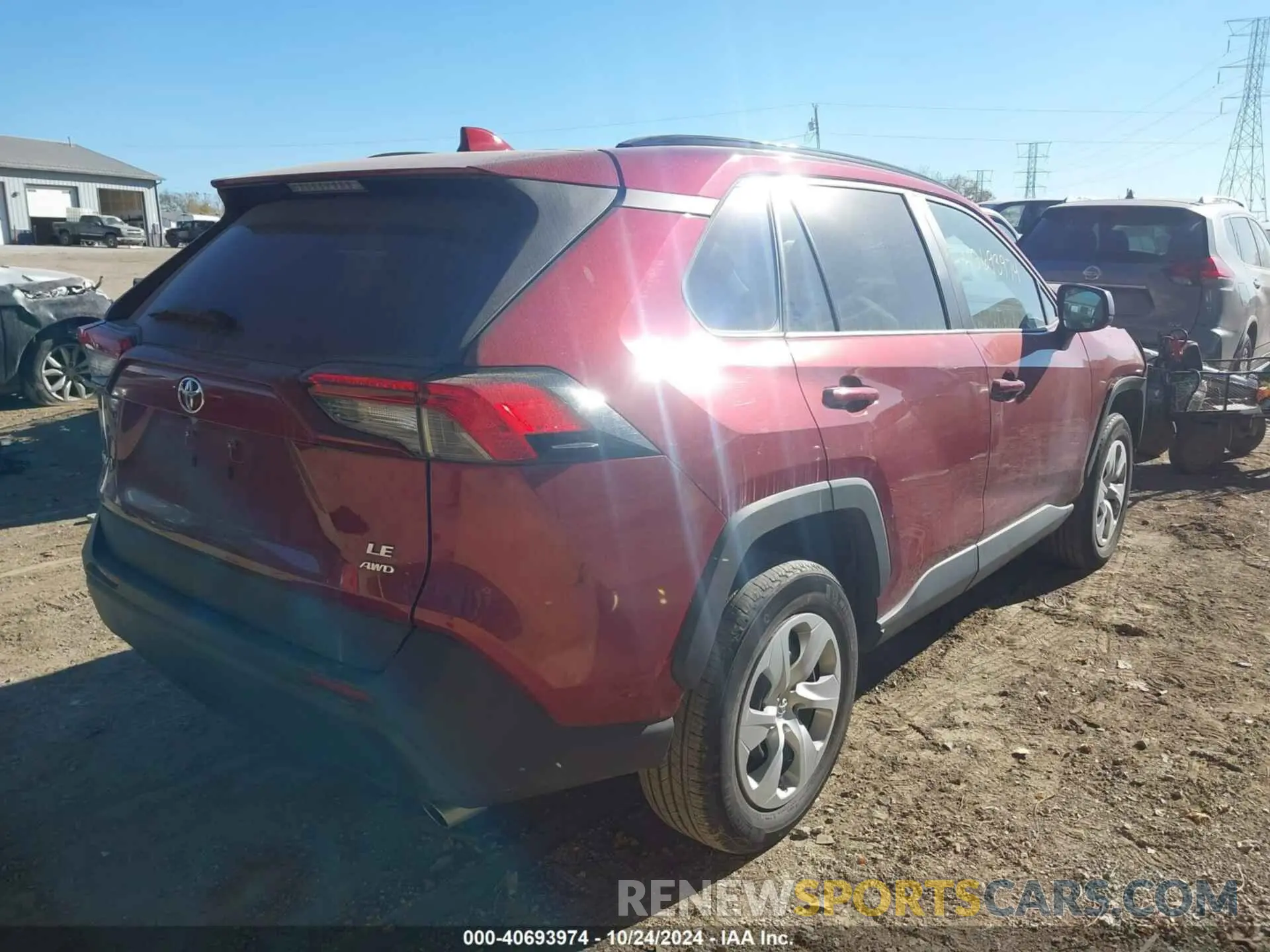 4 fotografías del automóvil dañado 2T3F1RFV2KW075408 TOYOTA RAV4 2019