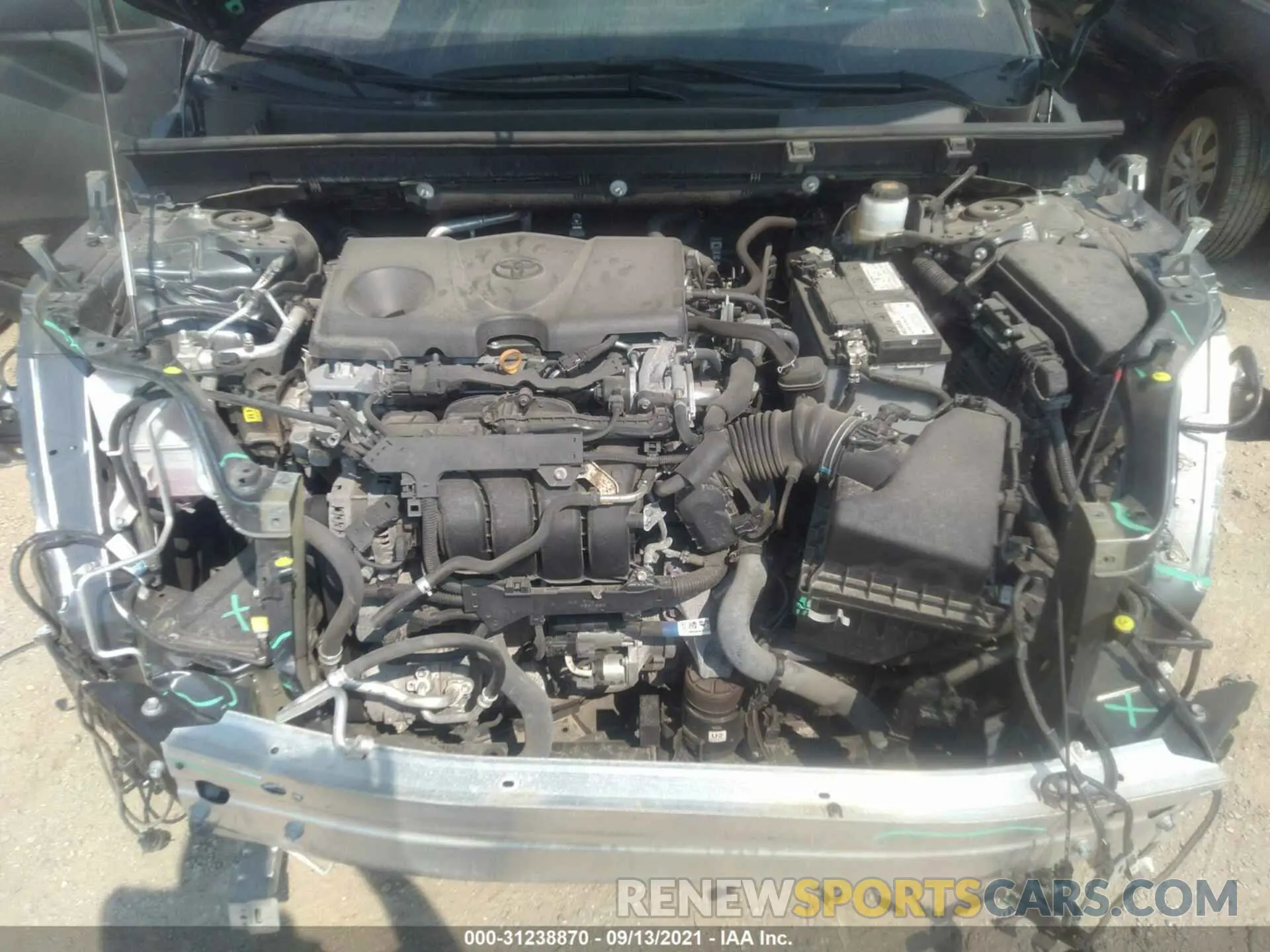 10 fotografías del automóvil dañado 2T3F1RFV3KC001593 TOYOTA RAV4 2019