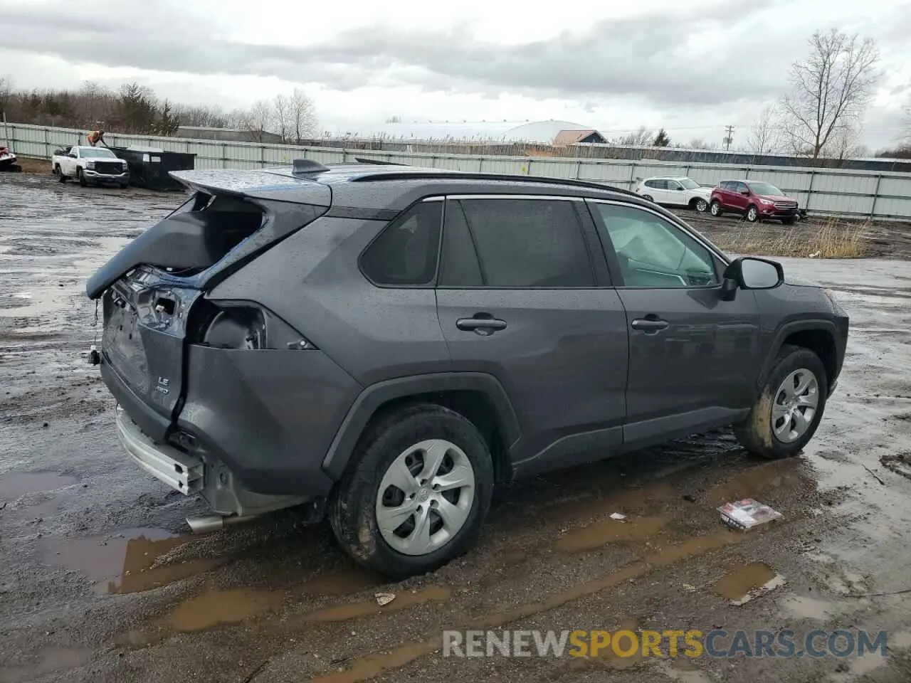 3 fotografías del automóvil dañado 2T3F1RFV3KC008091 TOYOTA RAV4 2019