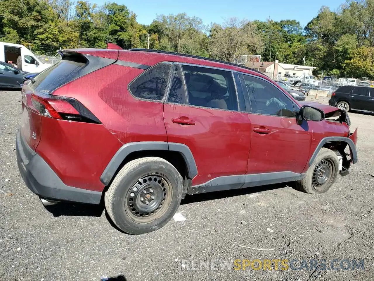 3 fotografías del automóvil dañado 2T3F1RFV3KW056611 TOYOTA RAV4 2019