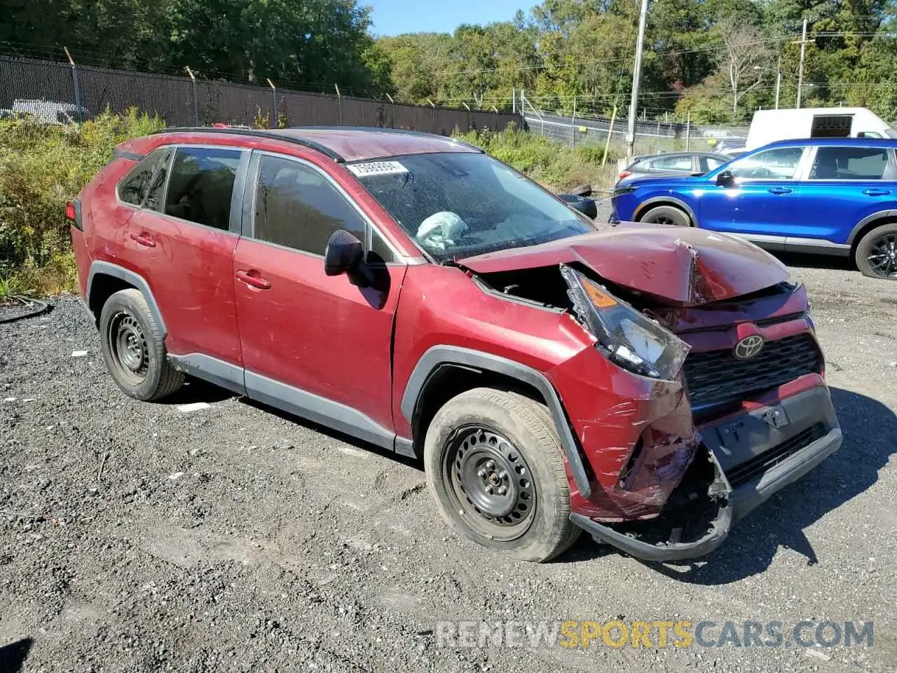 4 fotografías del automóvil dañado 2T3F1RFV3KW056611 TOYOTA RAV4 2019