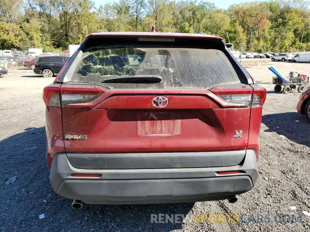 6 fotografías del automóvil dañado 2T3F1RFV3KW056611 TOYOTA RAV4 2019