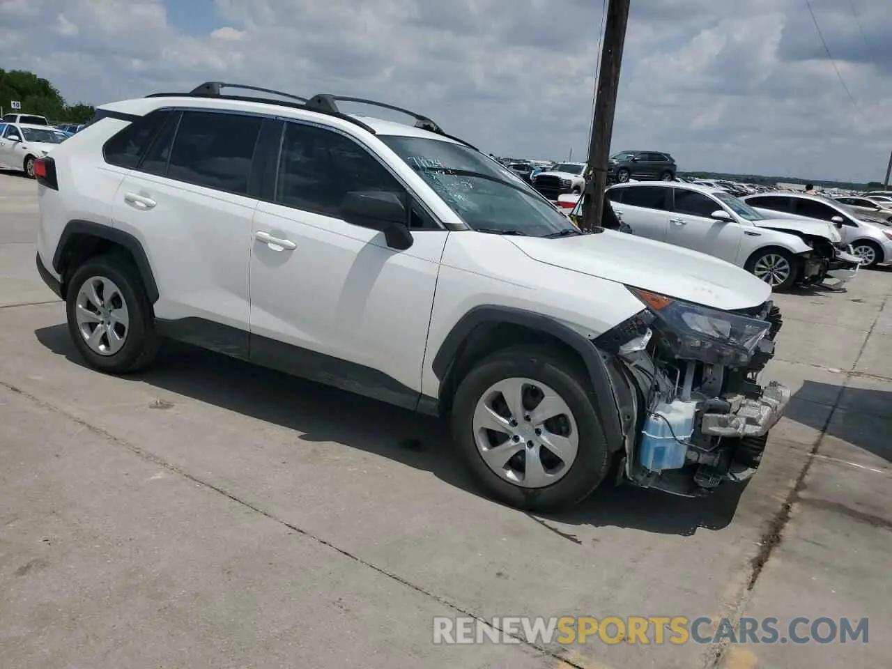 4 fotografías del automóvil dañado 2T3F1RFV3KW081203 TOYOTA RAV4 2019