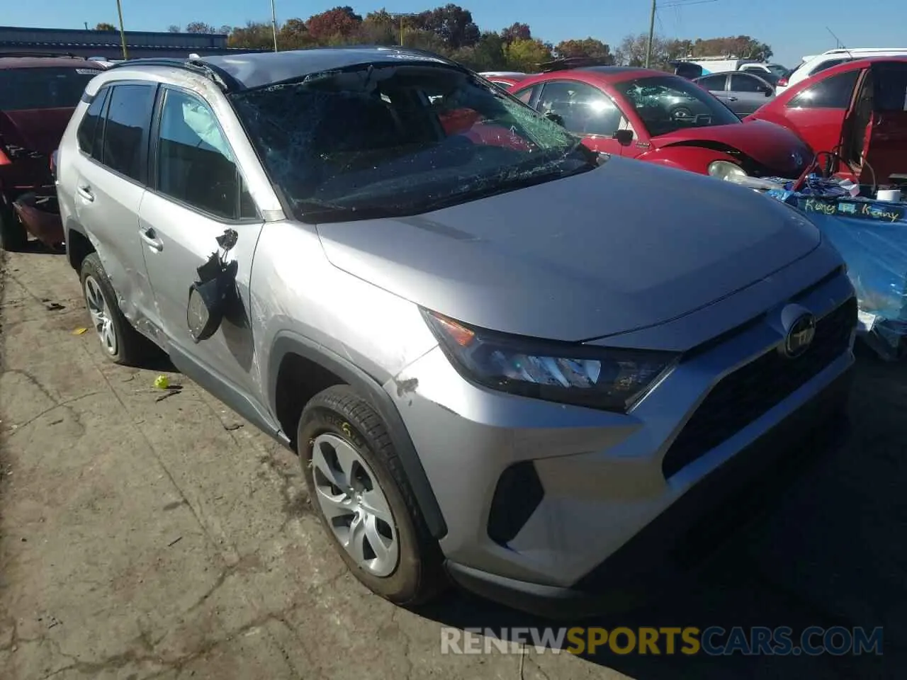 1 fotografías del automóvil dañado 2T3F1RFV5KC002681 TOYOTA RAV4 2019