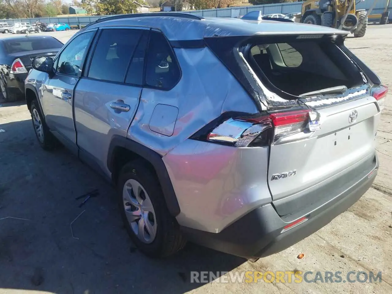 3 fotografías del automóvil dañado 2T3F1RFV5KC002681 TOYOTA RAV4 2019