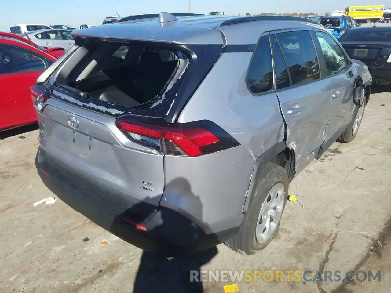 4 fotografías del automóvil dañado 2T3F1RFV5KC002681 TOYOTA RAV4 2019