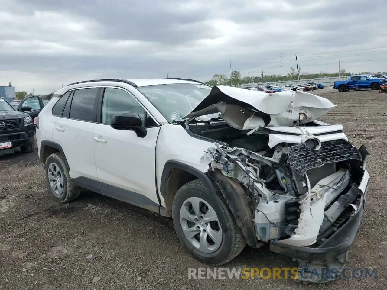 4 fotografías del automóvil dañado 2T3F1RFV5KC029024 TOYOTA RAV4 2019