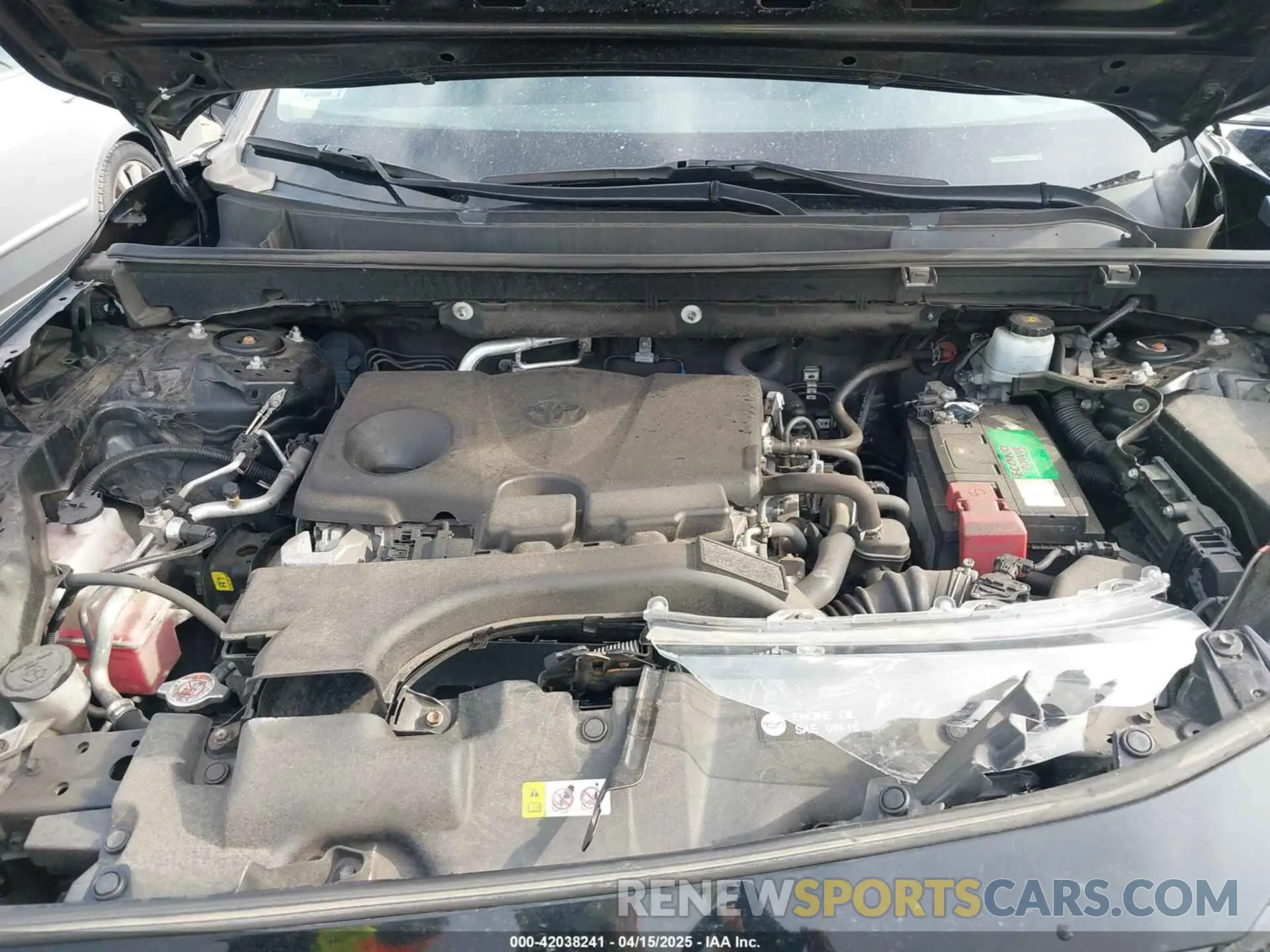 10 fotografías del automóvil dañado 2T3F1RFV6KC026259 TOYOTA RAV4 2019