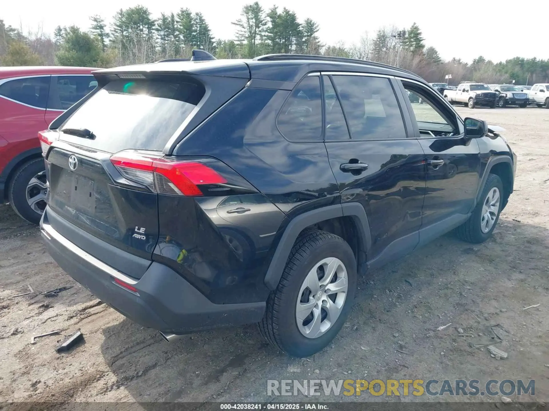 4 fotografías del automóvil dañado 2T3F1RFV6KC026259 TOYOTA RAV4 2019