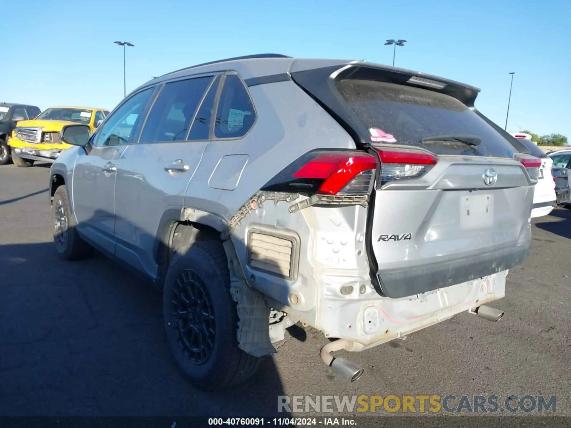 3 fotografías del automóvil dañado 2T3F1RFV6KW016278 TOYOTA RAV4 2019