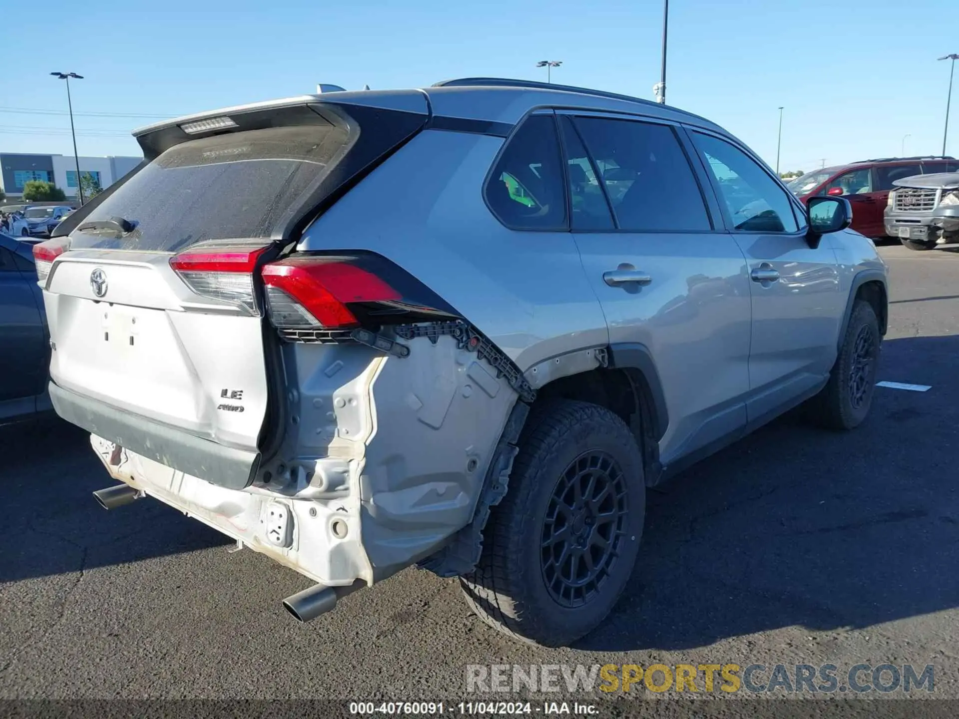 4 fotografías del automóvil dañado 2T3F1RFV6KW016278 TOYOTA RAV4 2019