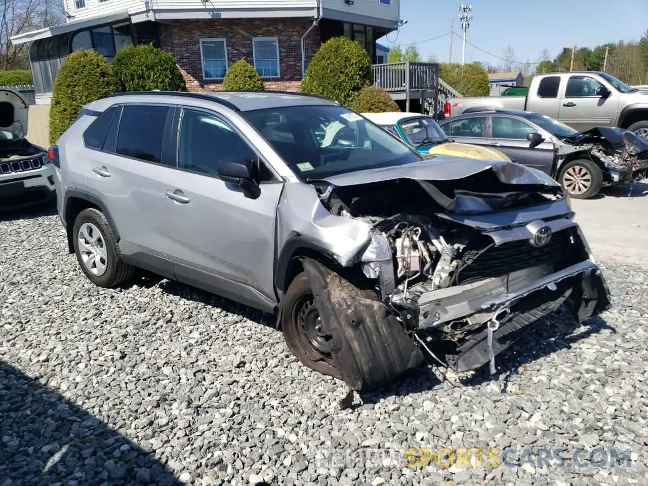 4 fotografías del automóvil dañado 2T3F1RFV6KW063262 TOYOTA RAV4 2019